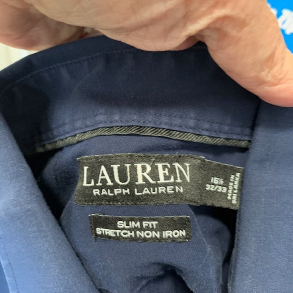 Navy Ralph Lauren Black Label Dress Shirt - Picture 5 of 6